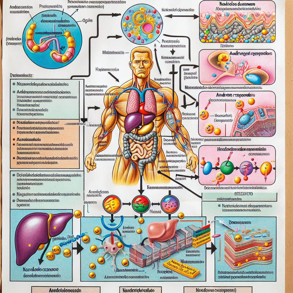 Mechanism of action of nandrolone decanoate in the body
