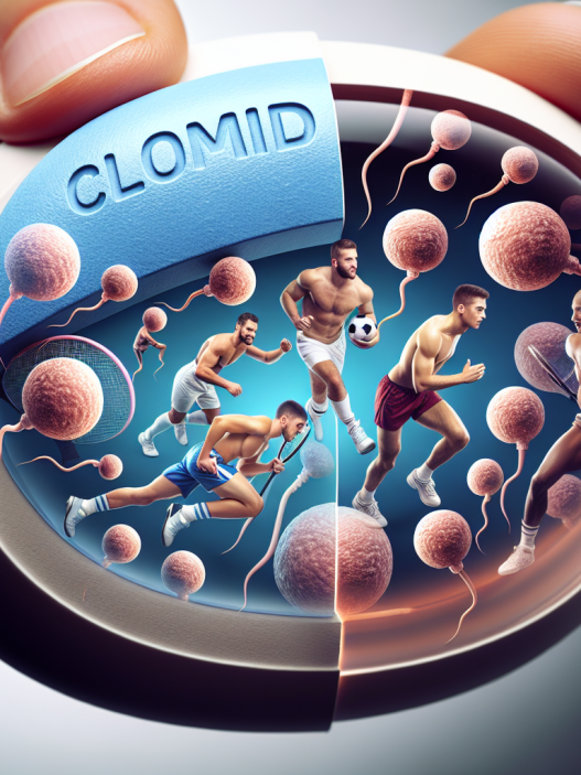 Enhancing male fertility in sports with clomid