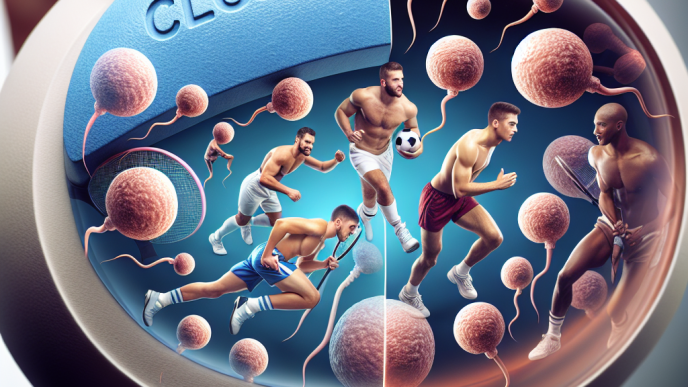 Enhancing male fertility in sports with clomid