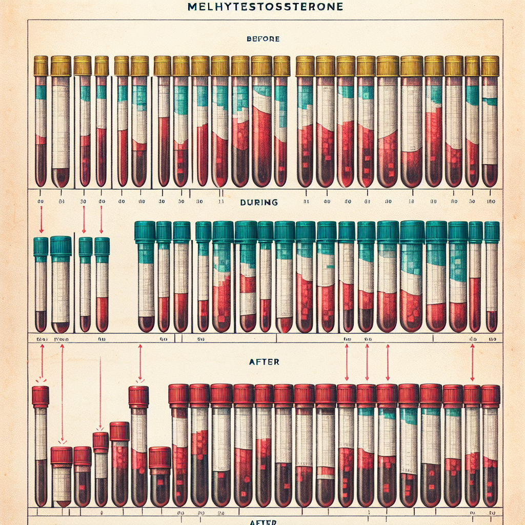 Bloodwork before, during, and after methyltestosterone