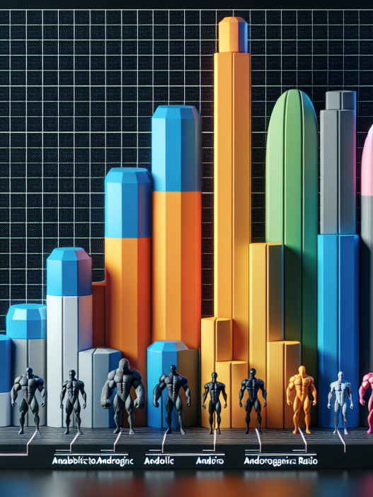 Anabolic-to-androgenic ratio of trestolone compared to others