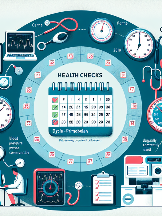 Frequency of health checks during primobolan