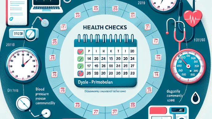 Frequency of health checks during primobolan