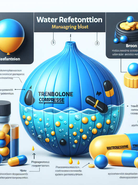Water retention and trenbolone compresse: managing bloat