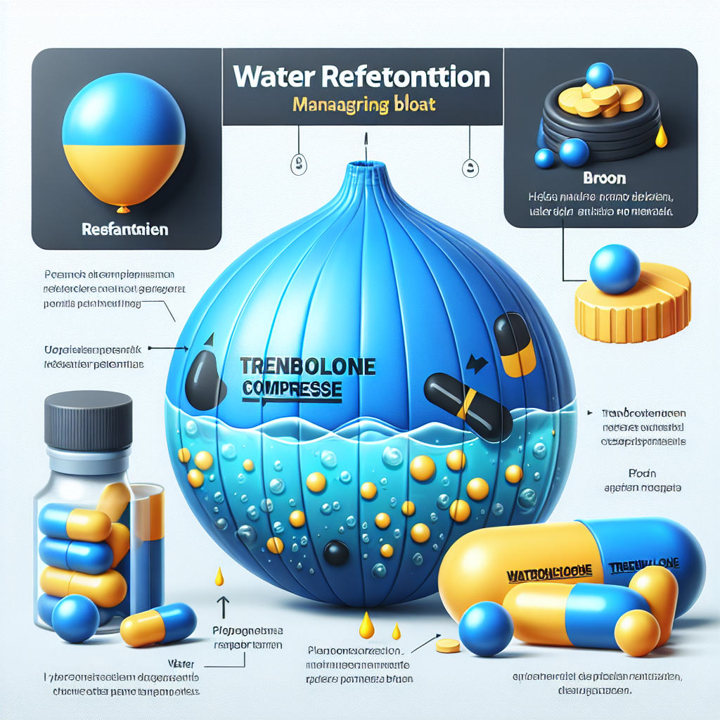 Water retention and trenbolone compresse: managing bloat